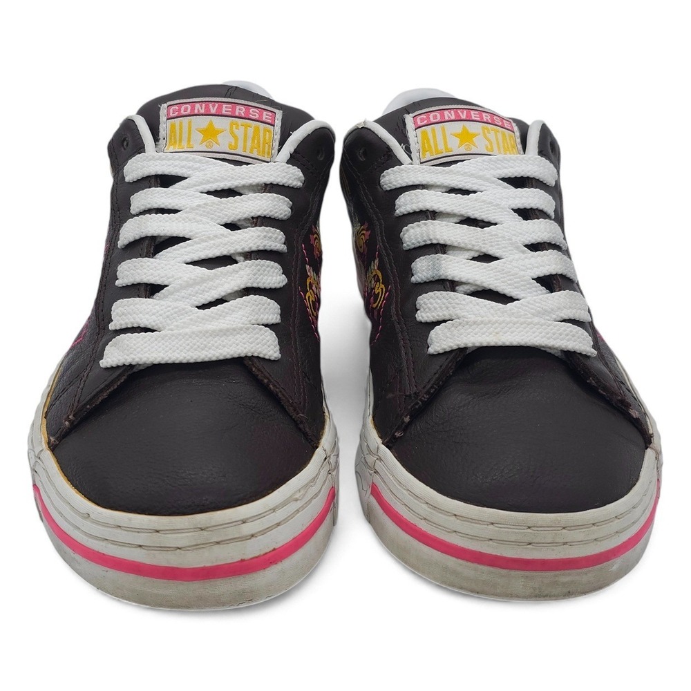 Converse All Star‎ Low Top Sneakers Brown Floral Birds Print Women's 10 - Picture 5 of 10